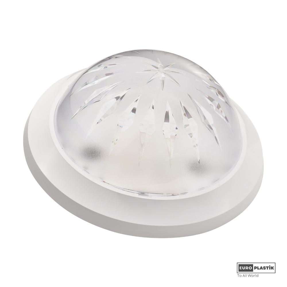 White Vera Double Lamp Holder Armature (34cm)